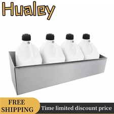 Aluminum Utility Fuel Jug Rack Holder Shelf 46" For 4 Five Gallon Jugs Organizer