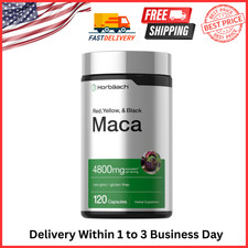 Maca Root Capsules 4800 Mg | 120 Pills Peruvi...