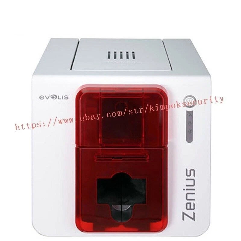 Evolis Zenius Direct-to-card ID Card Printer Single Sided USB Ethernet 300DPI - Image 3 of 4