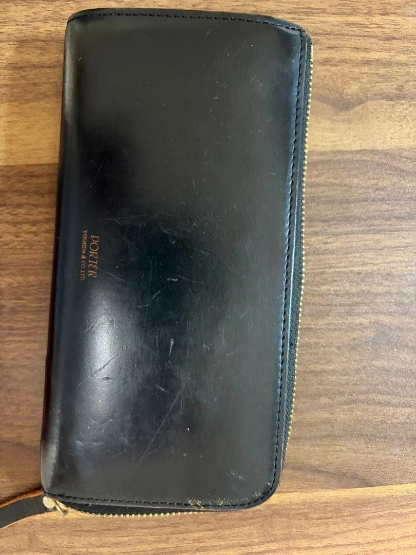 Porter Black Leather Wallets for Men for sale | eBay