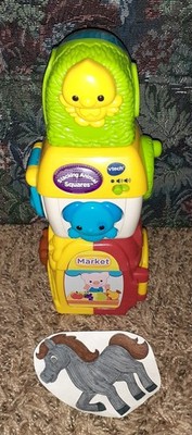 VTECH ELECTRONIC STACKING ANIMAL SQUARES TOY