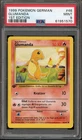 Pokemon Charmander Glumanda German 46 Base Set 1st Edition PSA 9 Mint