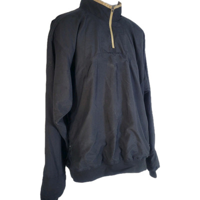 Zero Restriction Mens XL Jacket Black 1/4 Zip M3 Windbreaker Golf Pullover ZR