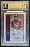 2018 Panini One Calvin Ridley Auto Red RC #/15 Falcons BGS 9.5 Rookie