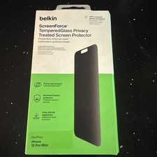 Belkin ScreenForce Privacy Tempered Glass iPhone 15 Pro Max Open Box
