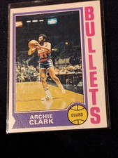 1974-75 Topps Basketball - #172 Archie Clark - Washington Bullets VG-EX 