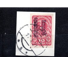 Österreich 1921 Lokalausgabe Burgenland; Austria local issue