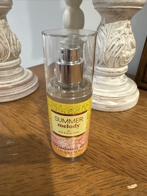 Bath & Body Works Summer Melody Fine Fragrance Body Mist 2.5 oz Discontinued