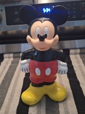 Vintage 80s Mickey Mouse Sipper Cup Walt Disney World Souvenir Cup