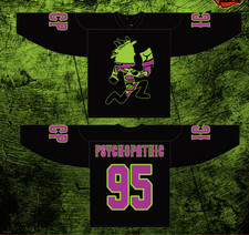 Insane Clown Posse PSYCHOPATHIC Hockey Jersey IMAGE PRINTED All sizes JM2154