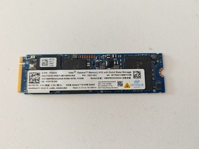 Intel Optane Memory H10 (HBRPEKNX0202A) 512GB M.2 2280 NVMe SSD Festplatte Top!