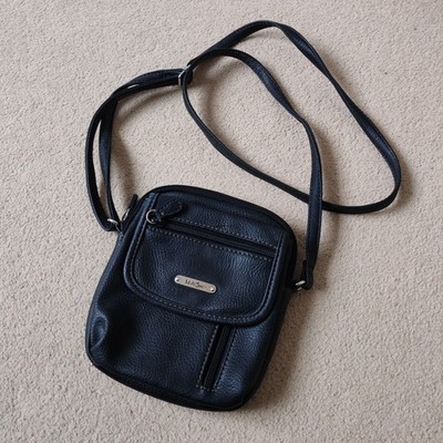 MultiSac Mini Everest Schwarz Umhängetasche Kunstleder Multi Reise Organizer