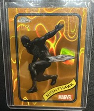 2025 Topps Chrome Marvel Nighthawk #20 Orange Refractor /25