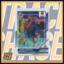 2024-25 Panini Donruss EuroLeague BK Justin Anderson Optic White Sparkle #119