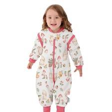 LAT Baby Sleep Bag with Feet Winter,Three-way zipper Wearable Blanket with Le...