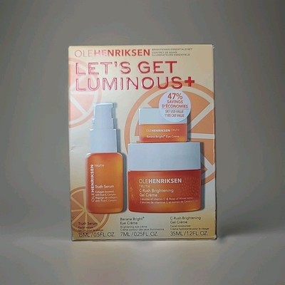 OLEHENRIKSEN Let s Get Luminous+ Set Truth Serum Banana Bright Eye CRush 3Piece 