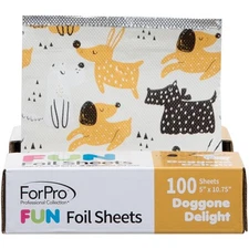 ForPro Professional Collection FUN Doggone Delight 5" Foil Sheets, Aluminum, Pop