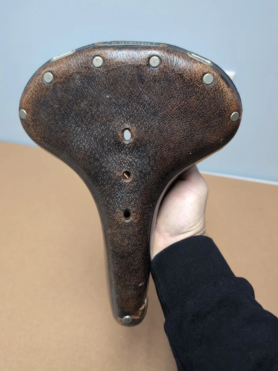 Selle Brooks Cuir Vintage - Vélo Ancien / Rétro - Occasion - Bicycle Saddle