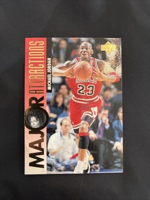 1995-96 Upper Deck - Major Attractions Michael Jordan, Queen Latifah #341 (RC)