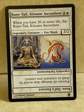 Saviors of Kamigawa Rune-Tail, Kitsune Ascendant Magic LP MTG CARD