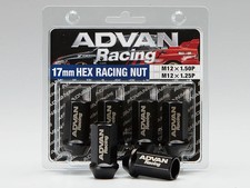 Advan Lug Nut 12x1.5 Black - 4 Pack Advan Lug Nut 12x1.5 Black - 4 Pack