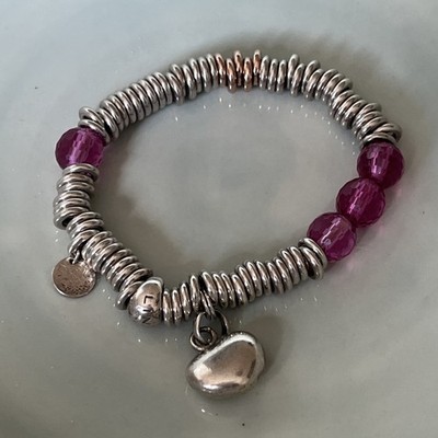 Authentisches 2012 Olympische Spiele Links of London Sterlingsilber Sweetie Armband 59,13 g 