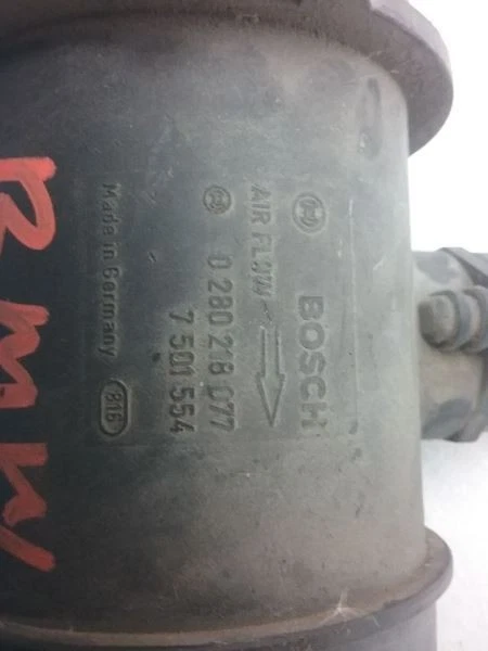 BOSCH 0280218077 Medidor de flujo de aire 02-03 BMW 745i 5-6-15RM Foto 2 de 4