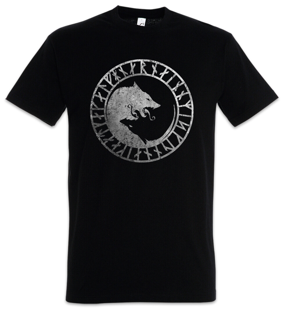 ALTRA T shirt uomo Geri And Freki Odhins lupi Odino lupi paganesimo Thor