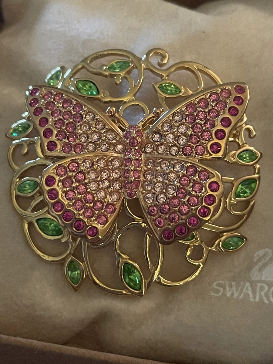 Butterfly brooch swarovski deals