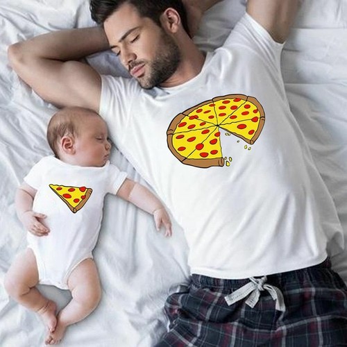 T-shirt Family Matching Clothes Father 