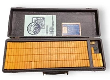 Vintage 1946 Antique Chinese Mah Jong Set Board Game National Mac Jongg League