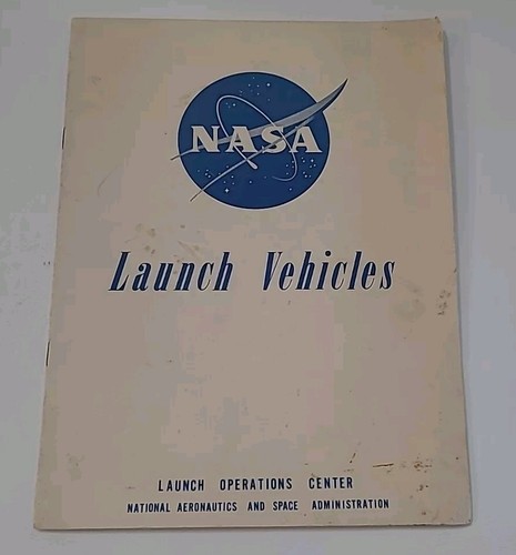 Vintage NASA Launch Vehicles Picture Booklet 01-623-48 1960s Rockets Old - Picture 24 of 24