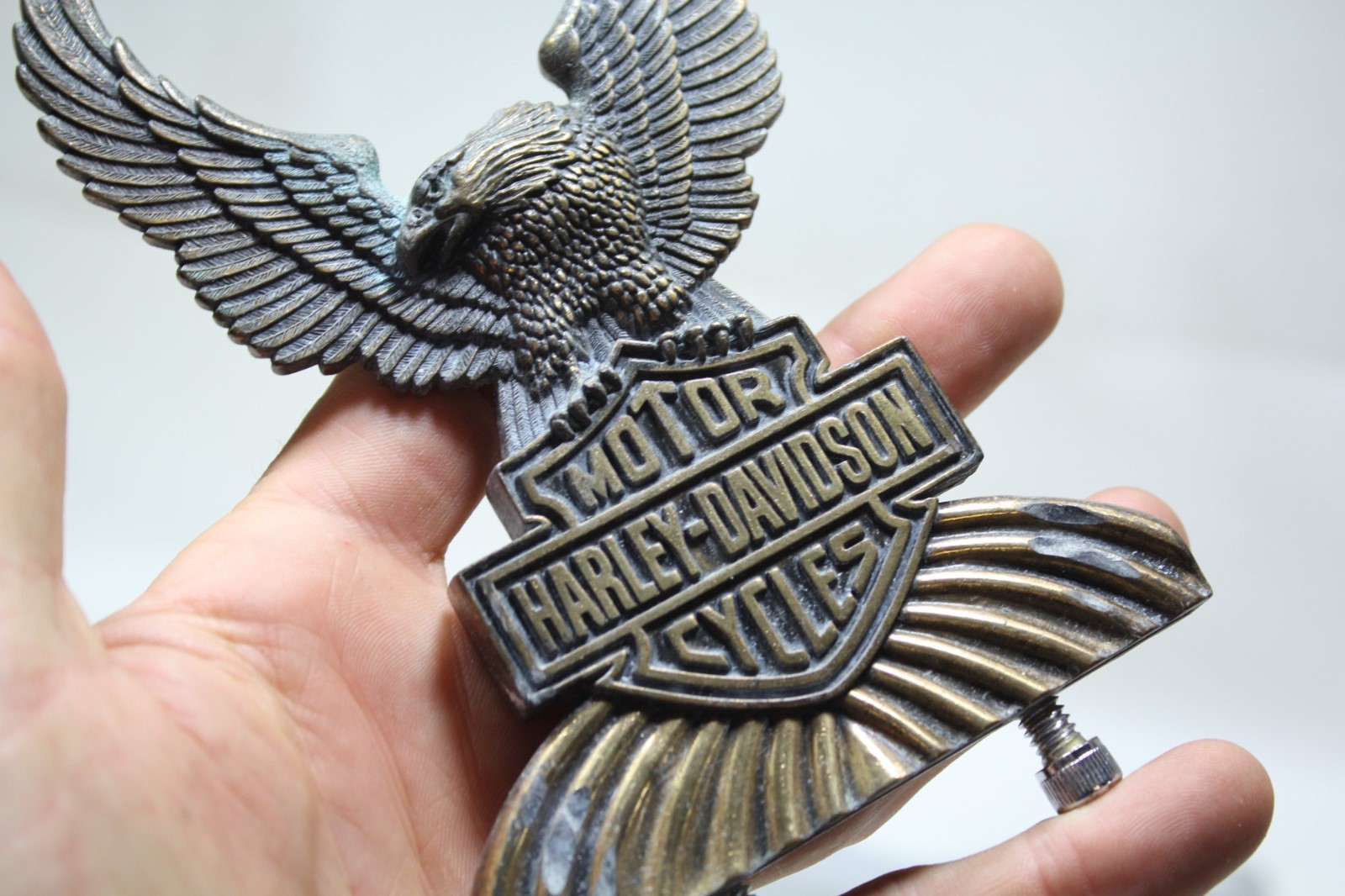 Harley Eagle Bar & Shield sissy bar insert medallion FXR FXLR FXRT FXRP