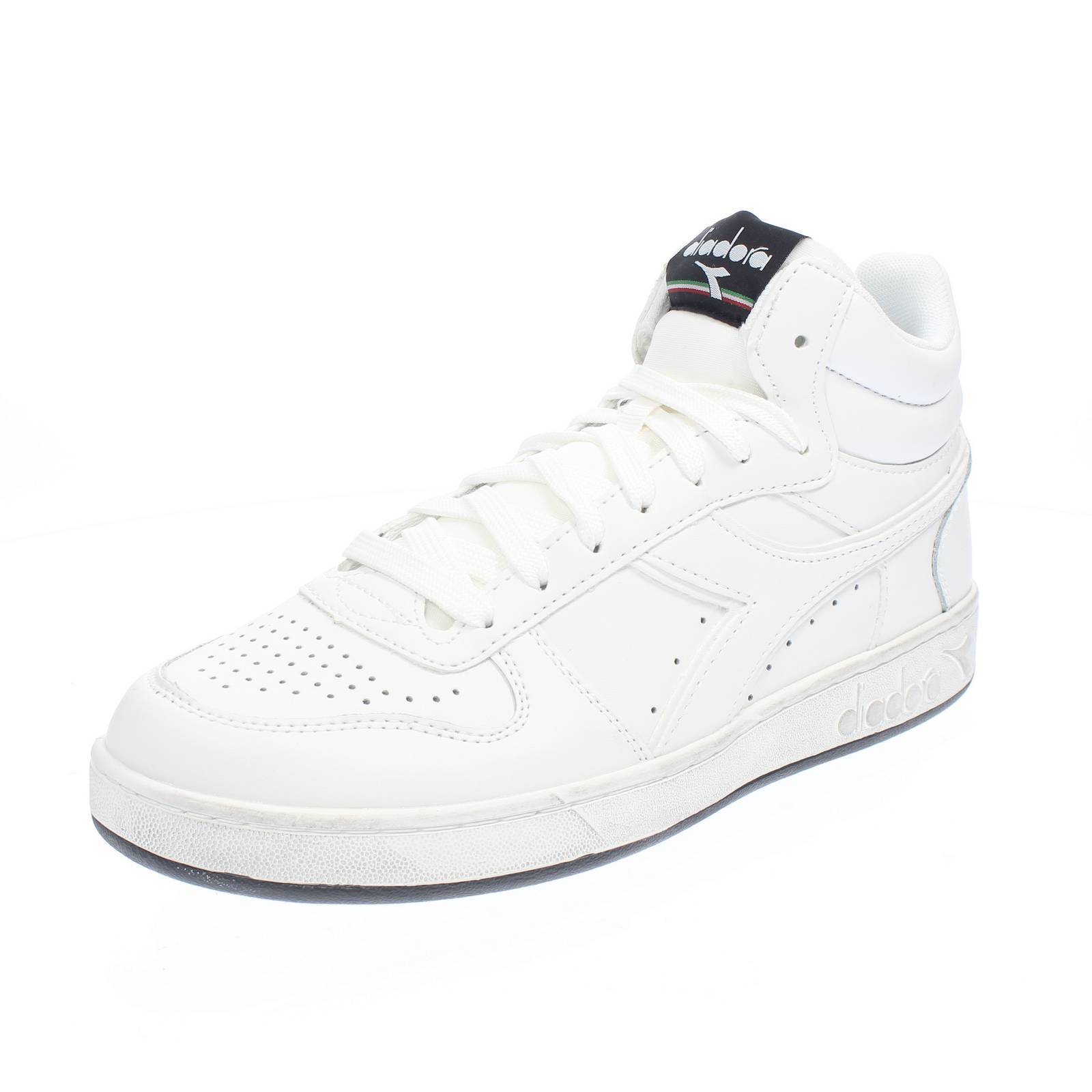 Спортивная одежда Diadora Magic Basket, кроссовки среднего размера Alte Bianco - Taglia, 43 [9, 27 долларов США.