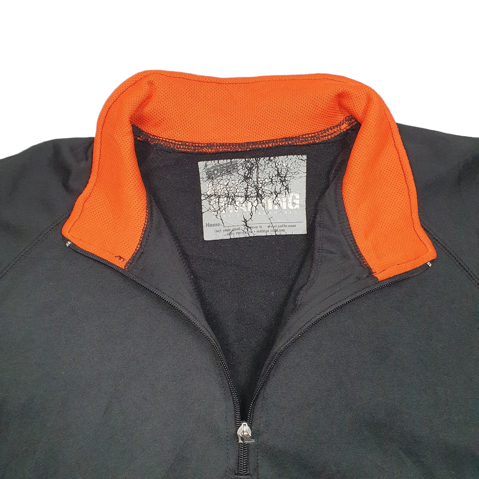 SOFFE 1/4 Quarter Zip Active Workout Gym Running Track Jumper Sweatshirt Mens XL image 2