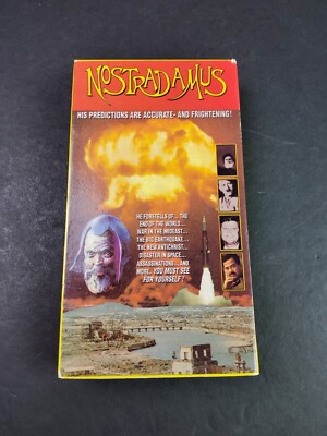 Nostradamus: His Predictions are Accurate - and Frightening (VHS, 1988)