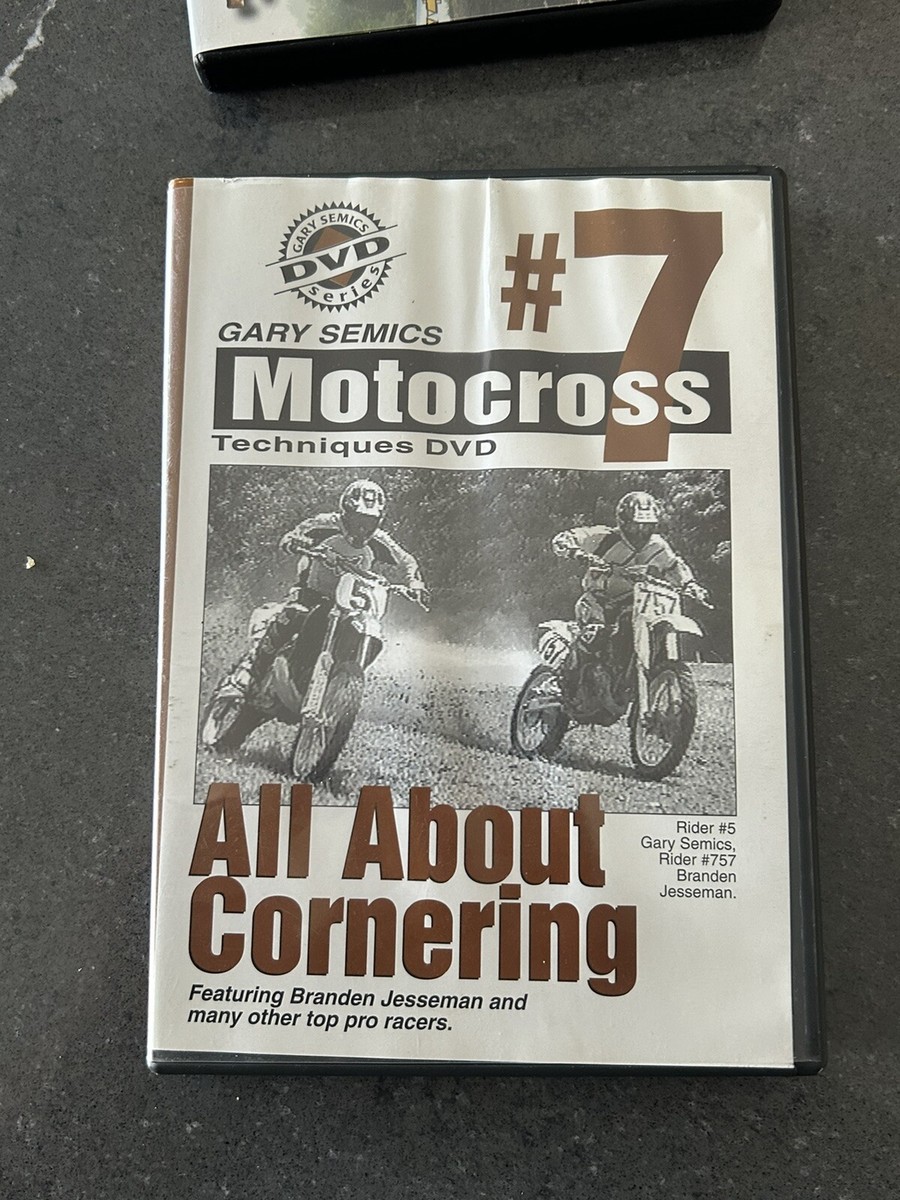 Gary Semics M-X7, Motocross Techniques #7 DVD, All About Cornering