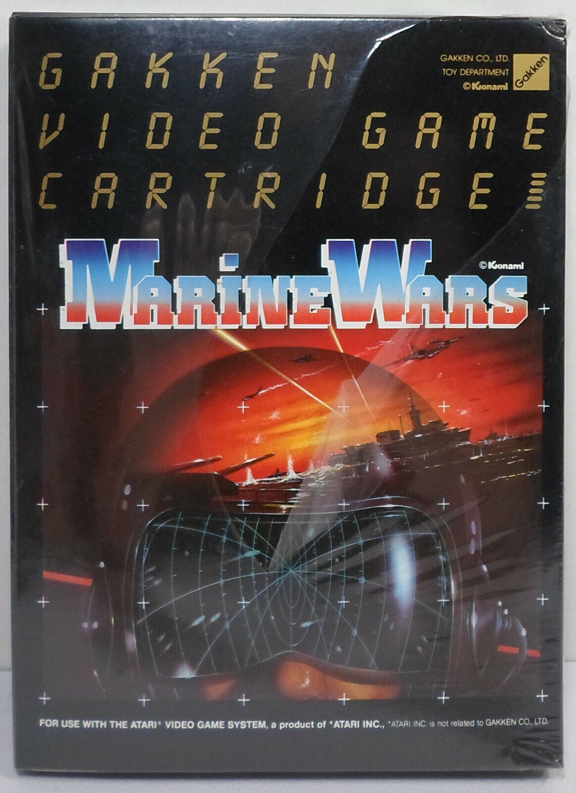 ATARI 2600 KONAMI 1983 GAKKEN 011 MARINE WARS EUROPEAN PAL VIDEO GAME SEALED HTF