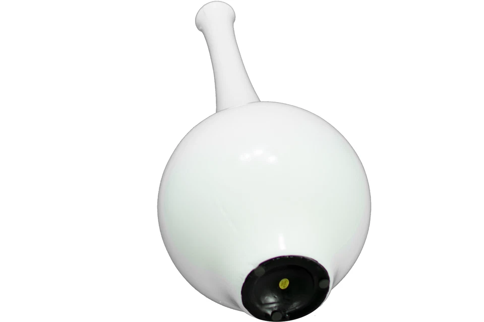 Jarrón de cerámica Hydria de 20 pulgadas urna de ánfora diseño moderno contemporáneo porcelana blanca Foto 3 de 4