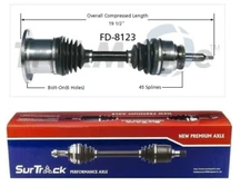 For Ford Expedition Navigator 4WD Front Left or Right CV Axle Shaft SurTrack