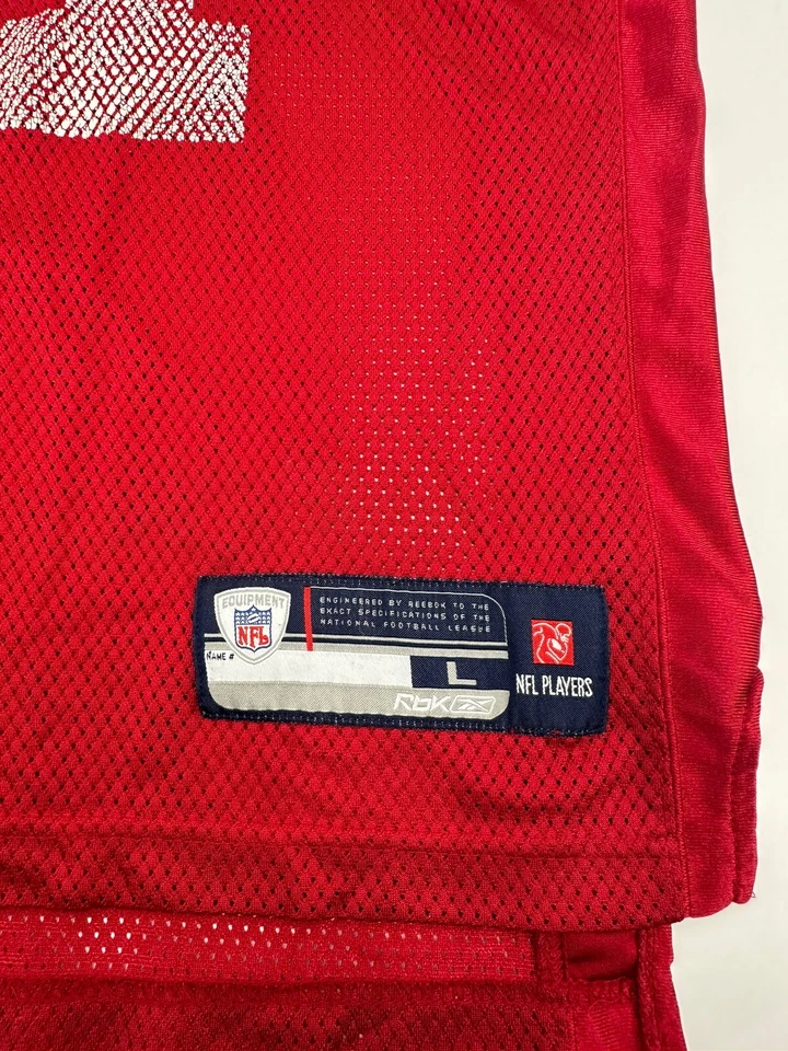 Camiseta deportiva roja Reebok de fútbol americano de la NFL Frank Gore #21 de los 49ers de San Francisco talla L Foto 3 de 4