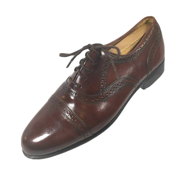 stacy adams biscuit toe shoes