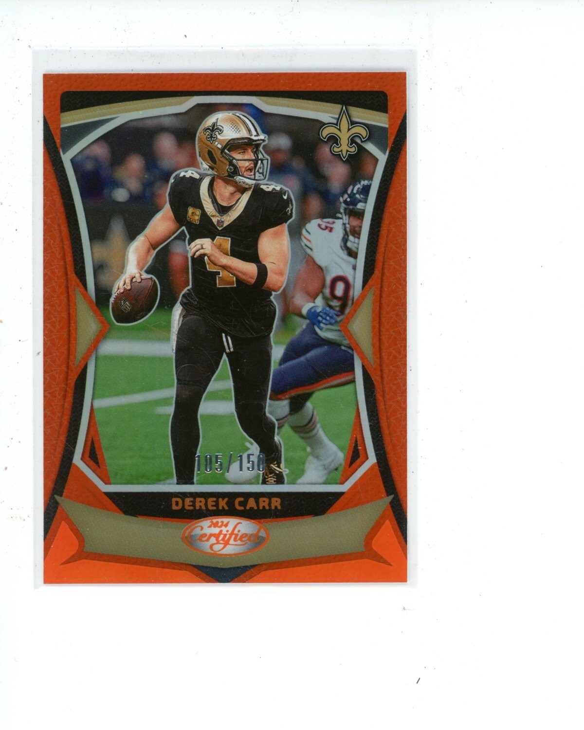 2024 Panini Certified Orange Mirror #35 Derek Carr #d 10/150
