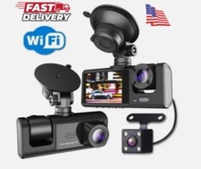 Rearview Mirror Dual Channel Recorder - Black Box Traffic Recorder New in Box