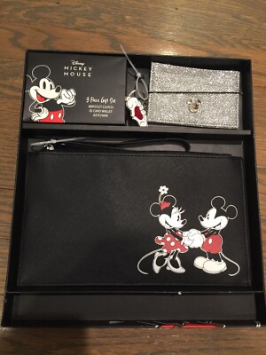 Disney's Mickey Minnie Mouse Wristlet Wallet ID card