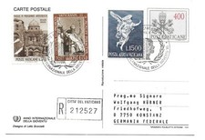 VATICANO - 1985 - CARTE POSTALE (2)