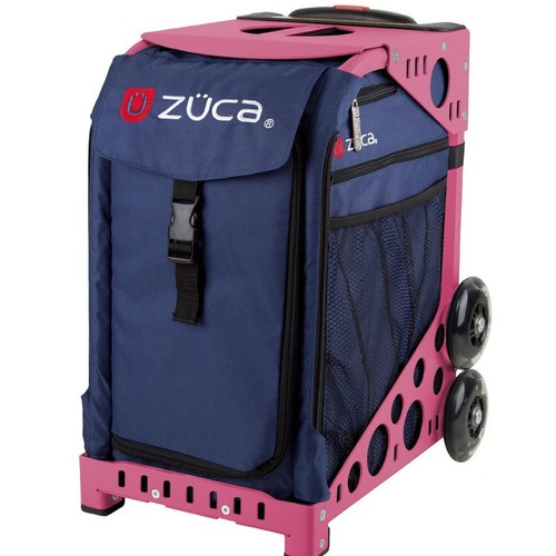 Zuca Midnight Navy Insert Bag & Pink Frame with Flashing Wheels - 第 1/1 張圖片