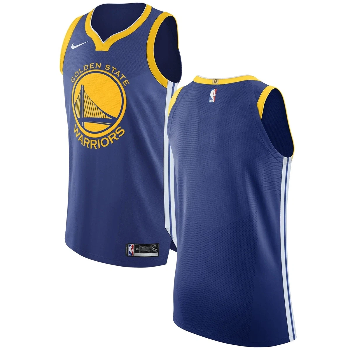 Stephen Curry Autographed Golden State Warriors Icon Edition Authentic Nike  Jersey