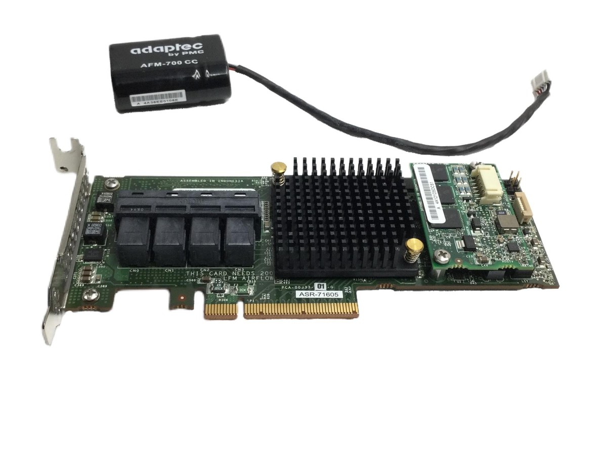 Adaptec ASR-71605 16 Ports 2274400-R IT-Mode HBA JBOD 1GB Flash