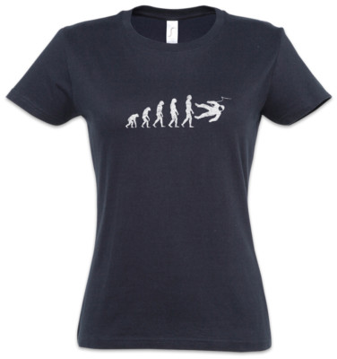 Astronaut Evolution Women T-Shirt Space Cosmos Fun Planets Planet Human Darwin